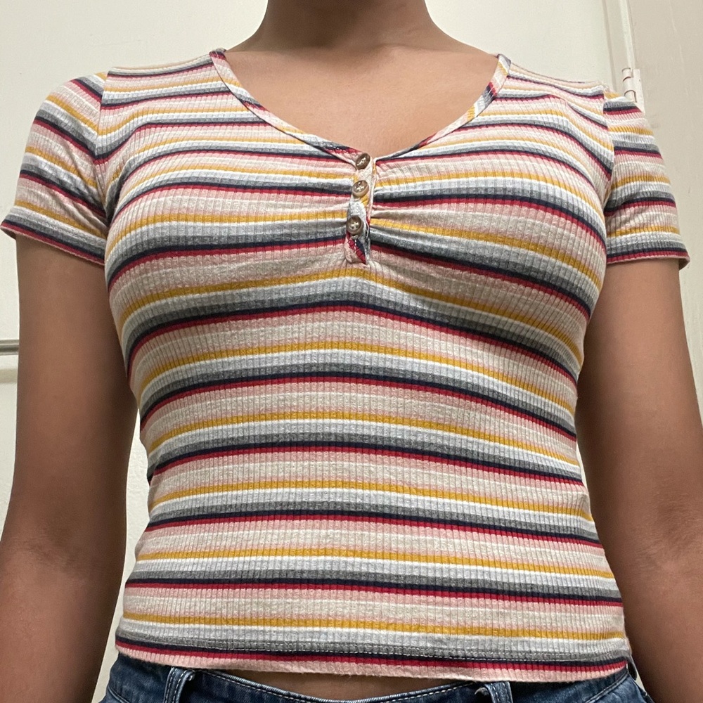 Colorful Stripped Top